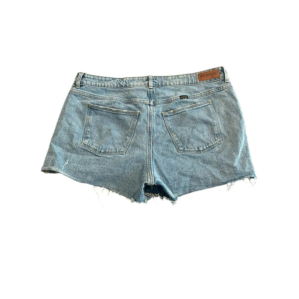 Wrangler Denim Shorts Womens 14/32 High-Rise Vintage 3” Cutoff Jean Shorts NEW - Picture 7 of 10